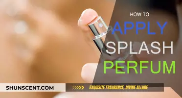 The Art of Applying Splash Perfume: A Guide