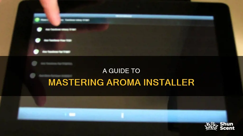 how to aroma installer