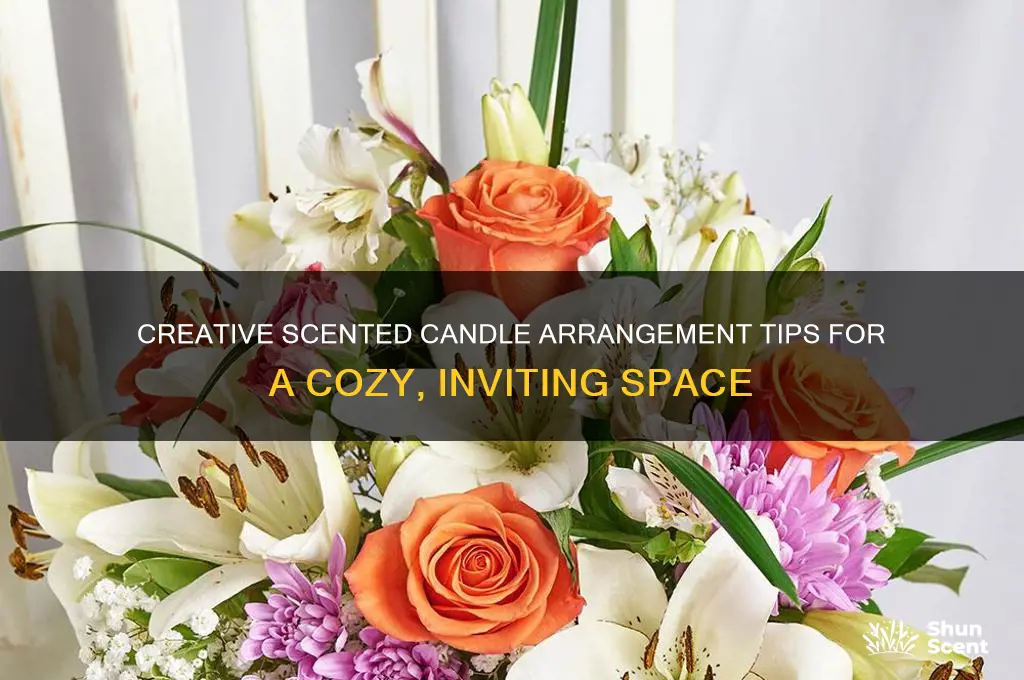 how to arrange scented candels