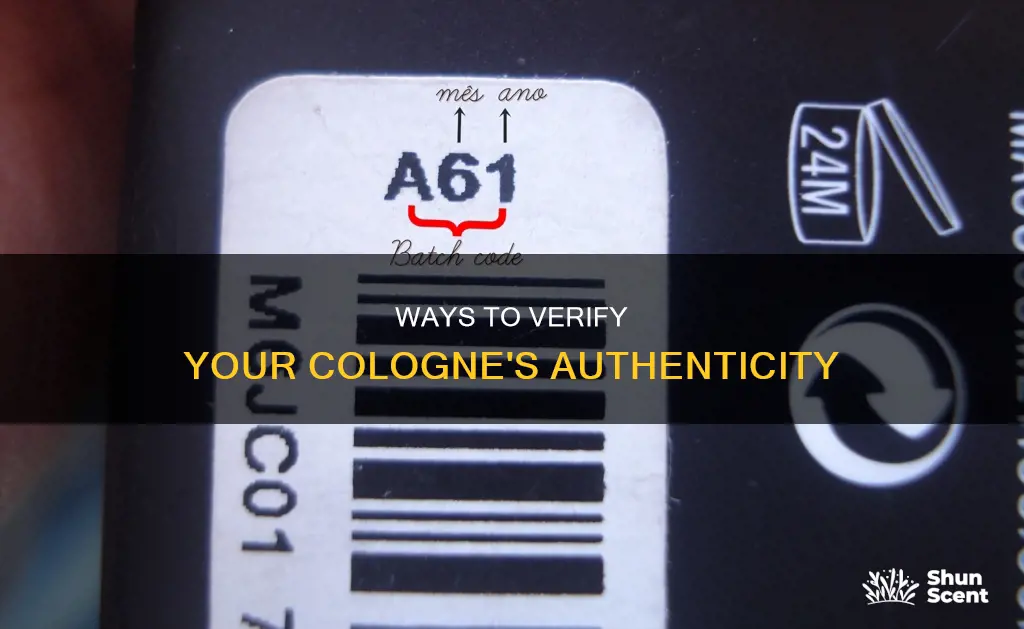 how to authenticate cologne