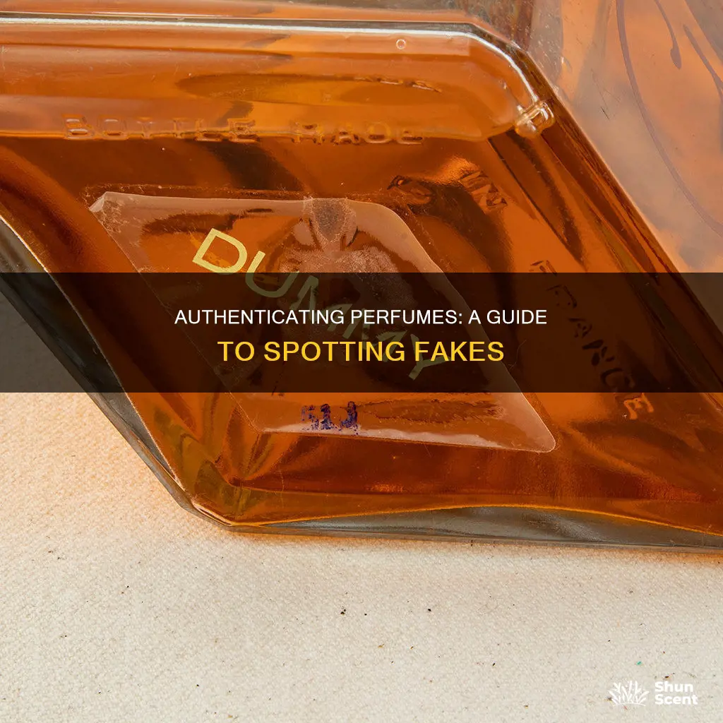 how to authenticate perfume