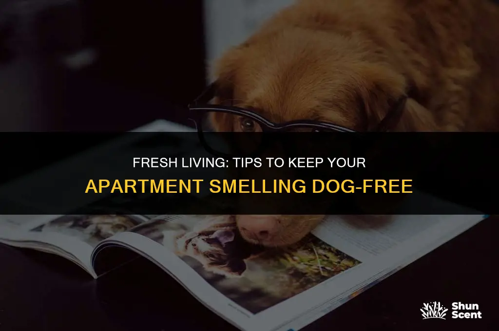 how to avoid dog smell in apartment