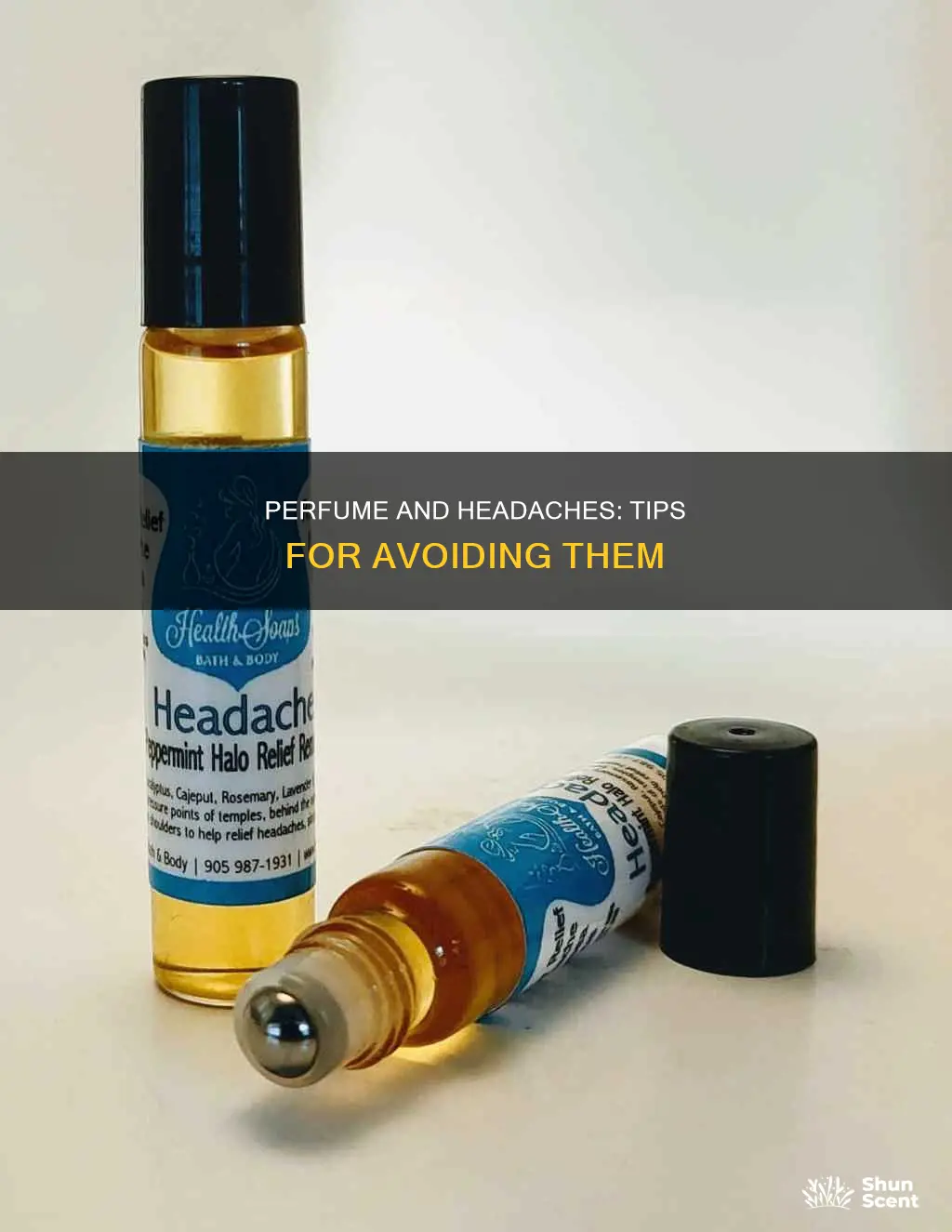 how to avoid headache from perfume
