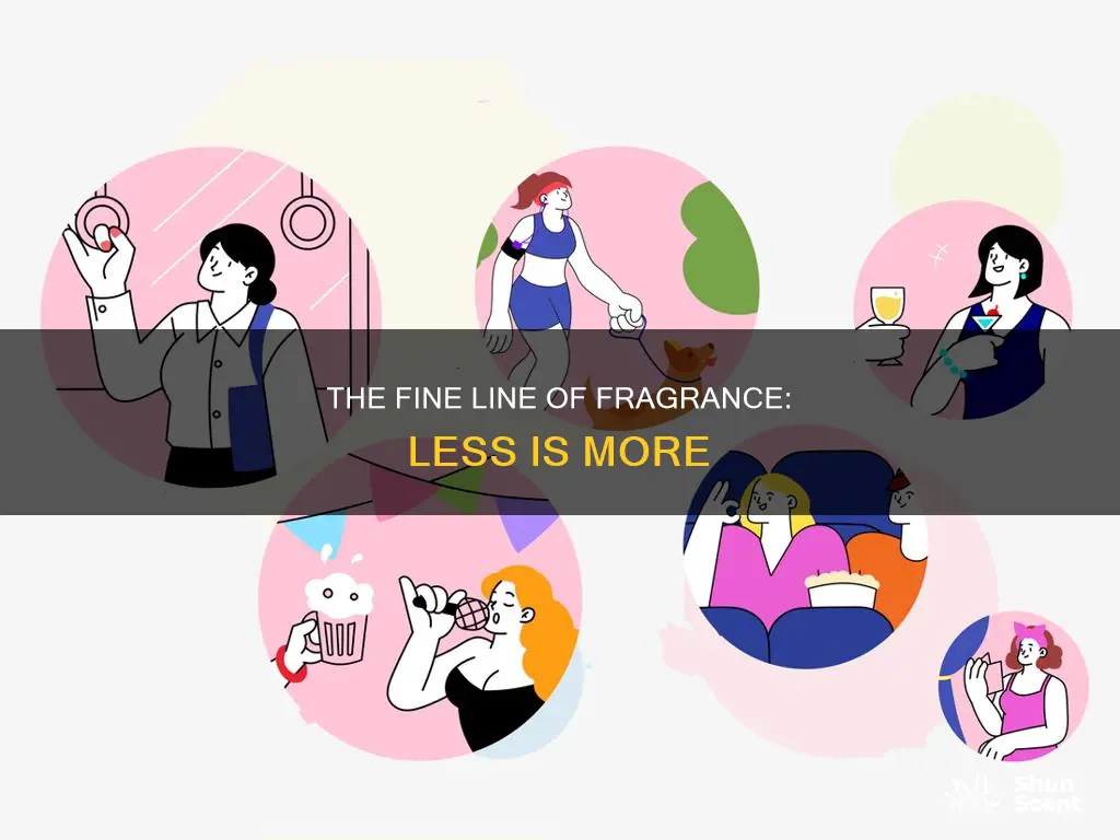 how to avoid wearing too much perfume