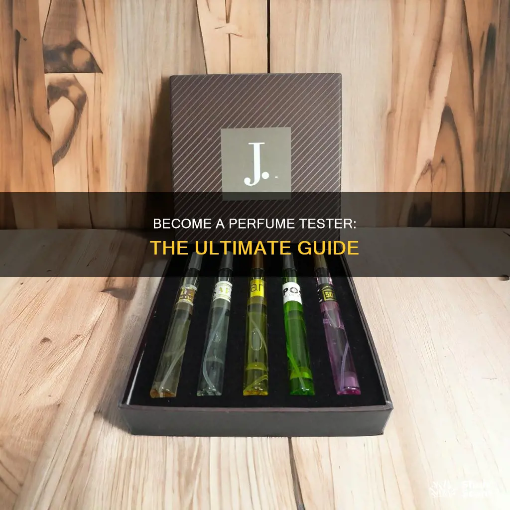 how to be a perfume tester