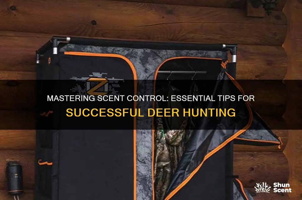 how to be scent free deer hunting