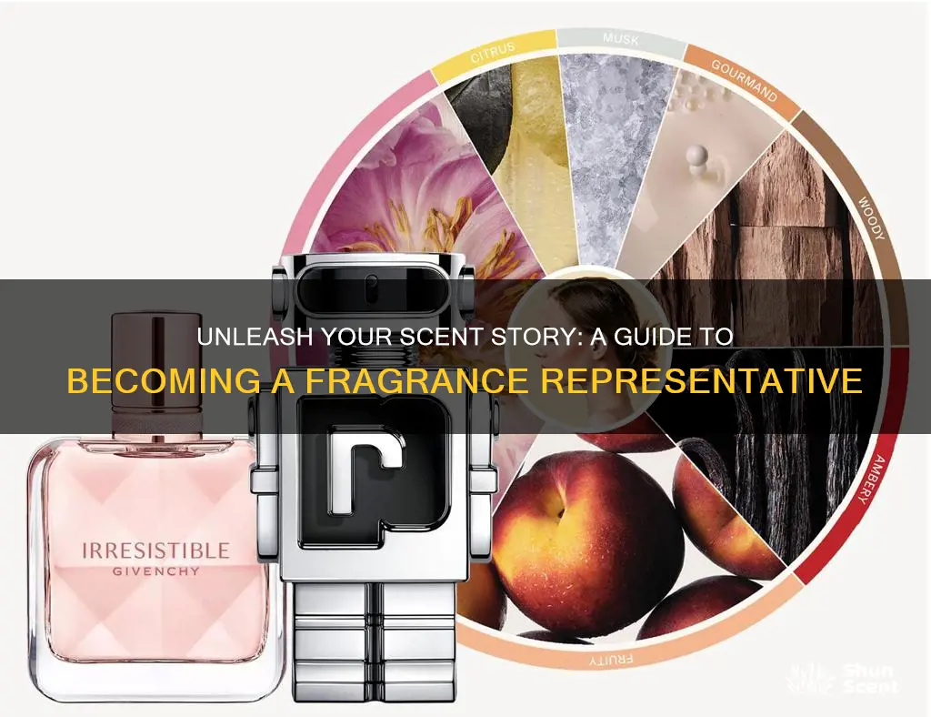 how to become a fragrance representative