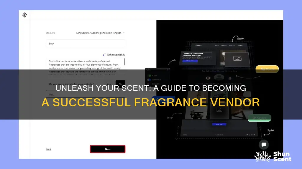 how to become a fragrance vendor