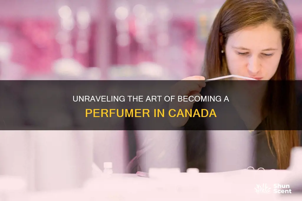 how to become a perfumer in canada