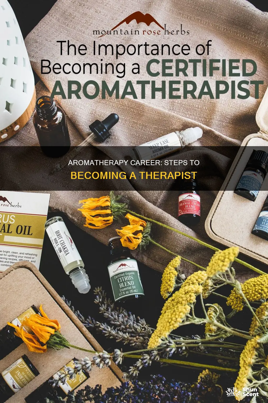 how to become and aroma therpaist