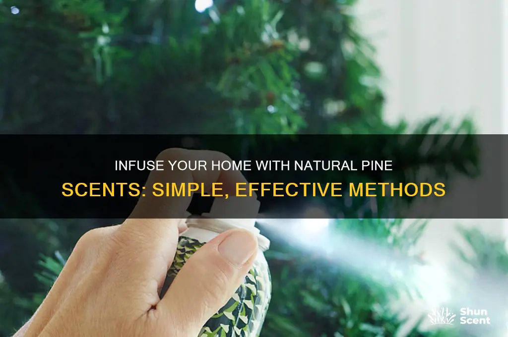 how to best get pine scent in home
