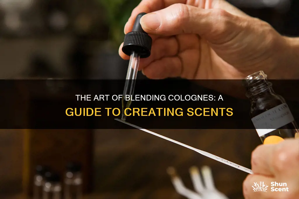 how to blend cologne