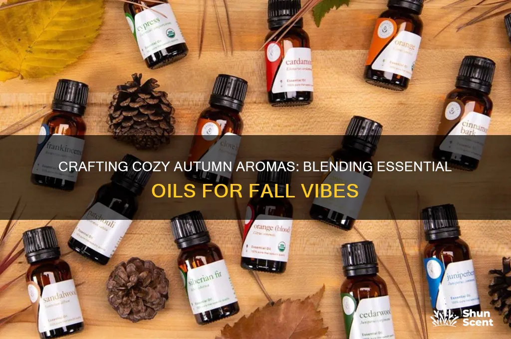 how to blend essential oils for an autumn scent