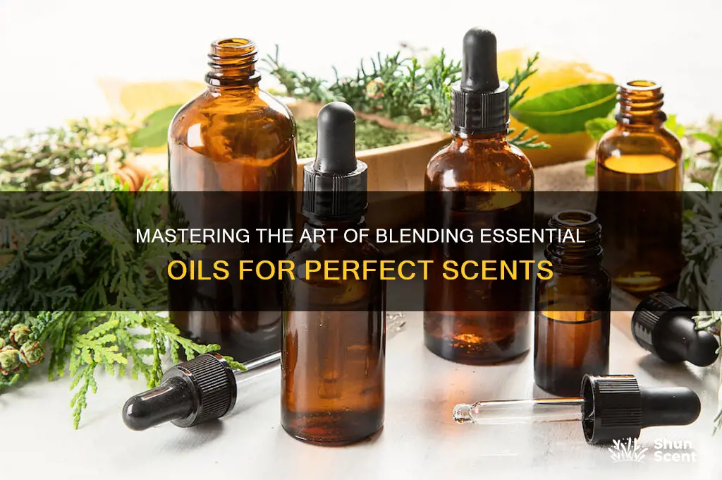 how to blend essential to make scent