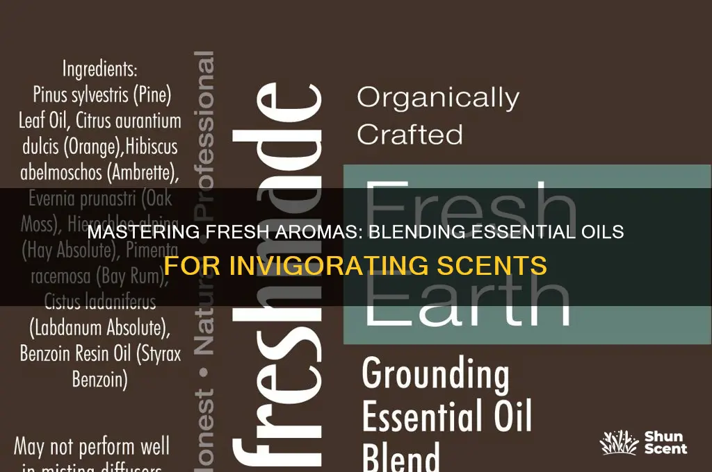how to blend fresh scents with essential oils