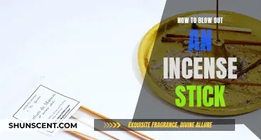 Blowing Out Incense: Quick and Easy Techniques for Beginners