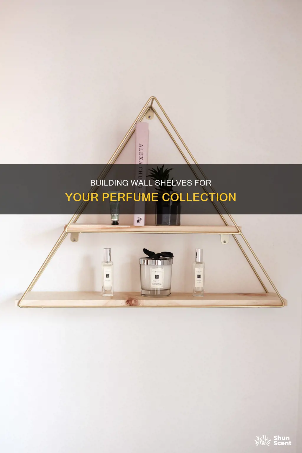 how to build wall shelves for perfume