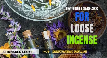 Burning Charcoal Discs: Loose Incense Made Easy