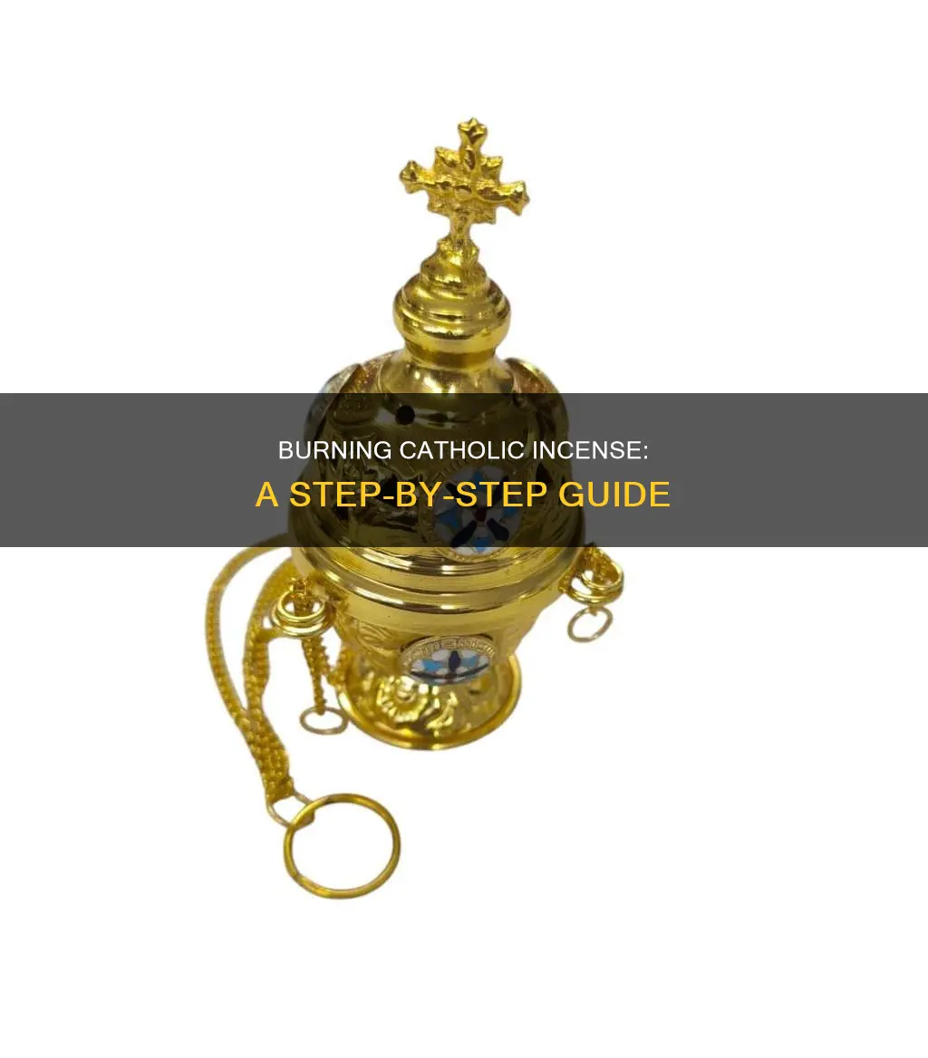 how to burn catholic incense