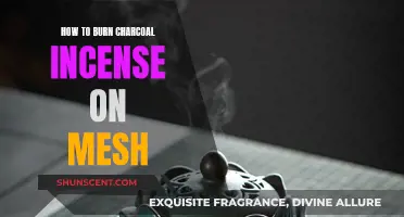 Burning Charcoal Incense: Mesh Method for Beginners