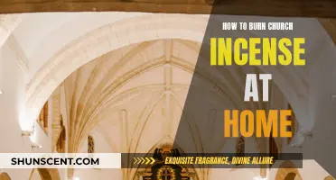 Burning Incense at Home: A Spiritual Church Experience