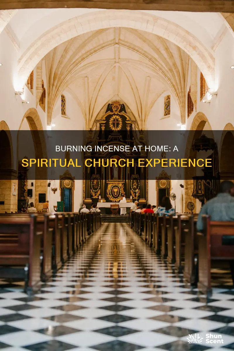 how to burn church incense at home