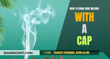 Burning Cone Incense: Using a Cap for Best Fragrance