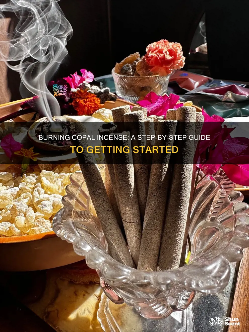 how to burn copal incense