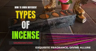Burning Incense: A Guide to Different Types and Techniques