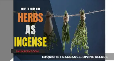Burning Dry Herbs: Incense Preparation and Ritual