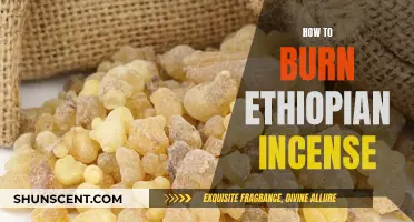 The Art of Burning Ethiopian Incense: A Guide