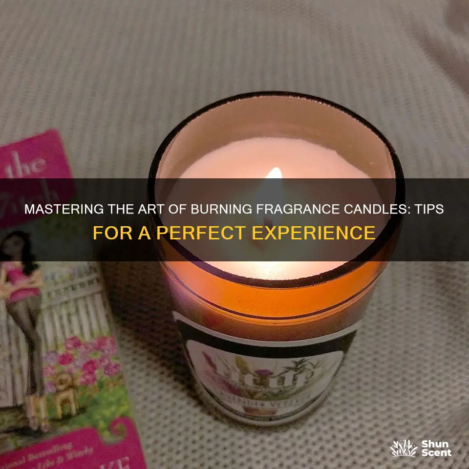 how to burn fragrance candles