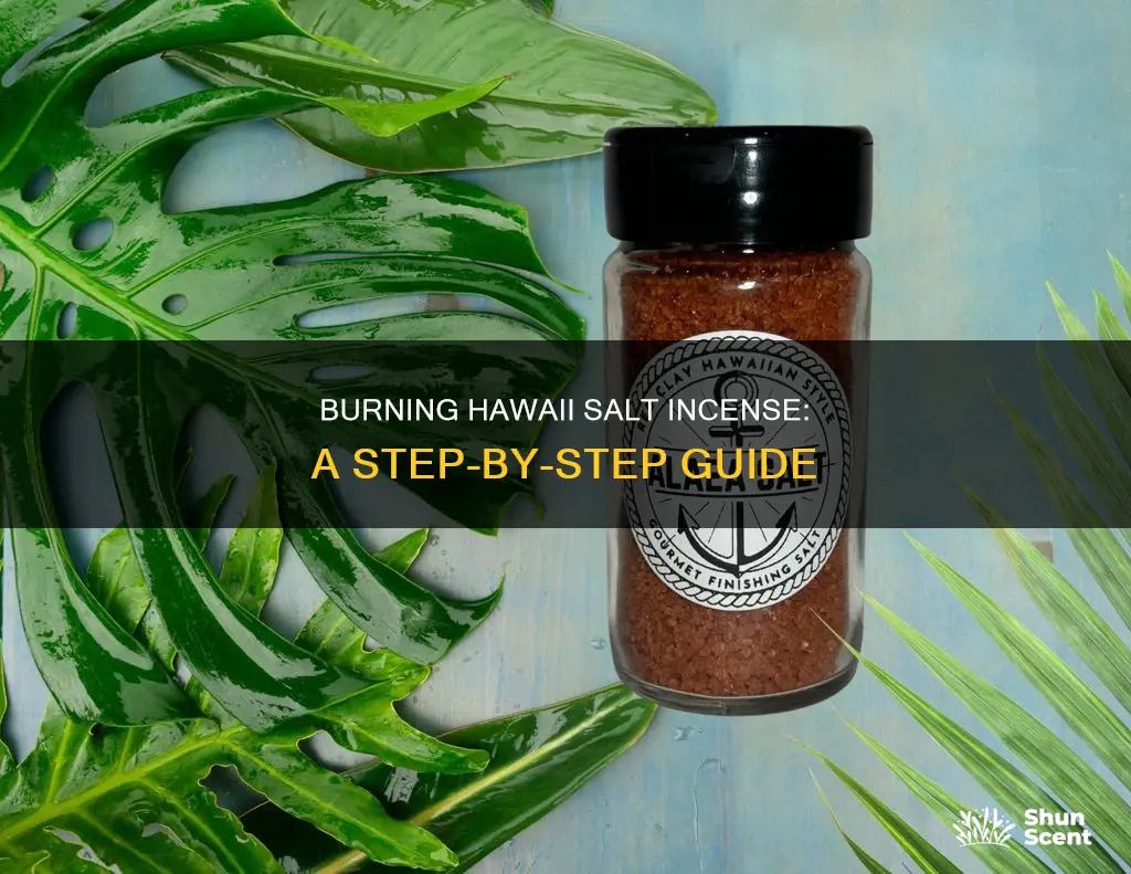 how to burn hawaii salt incense