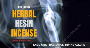 Herbal Resin Incense: Burning Rituals and Techniques