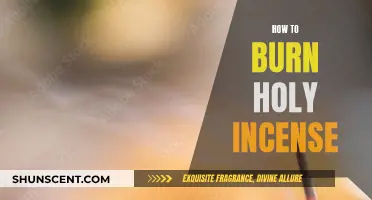 Burning Holy Incense: A Step-by-Step Guide