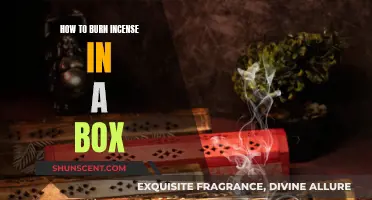 Burning Incense in a Box: A Step-by-Step Guide