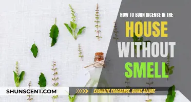 Incense Burning: Odorless Techniques for Your Home