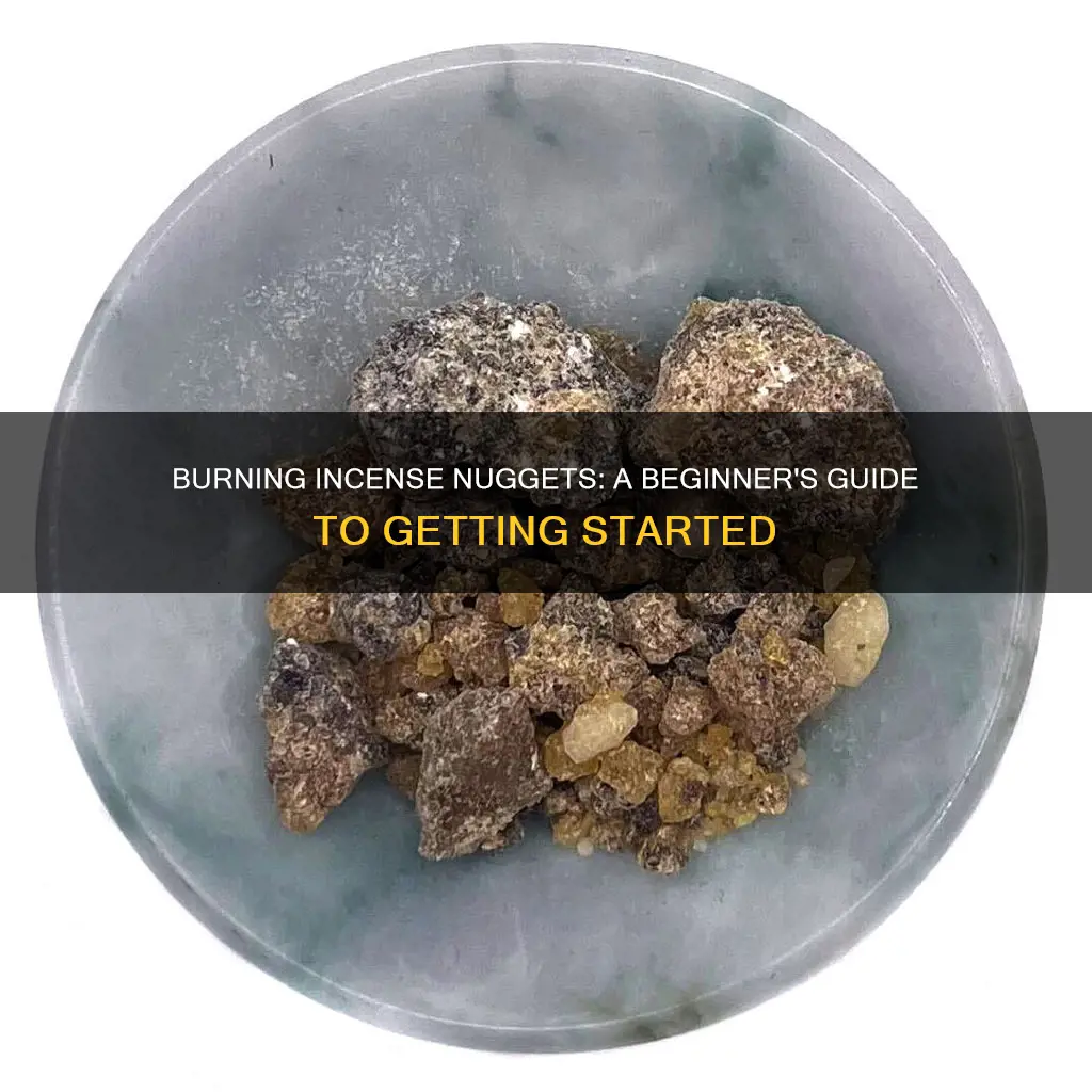 how to burn incense nuggets