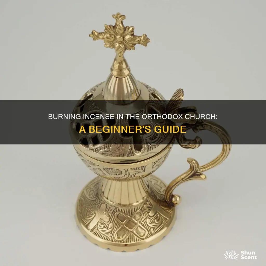 how to burn incense orthodox