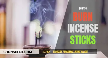The Art of Burning Incense Sticks: A Beginner's Guide