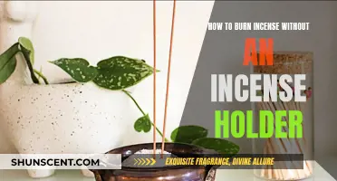 Burning Incense Without a Holder: Creative Solutions for Incense Lovers