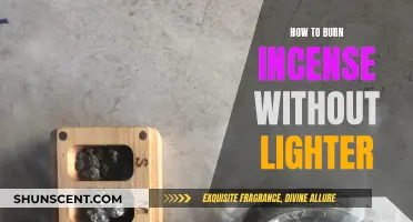 Creative Incense Lighting: Alternative Techniques to Using a Lighter