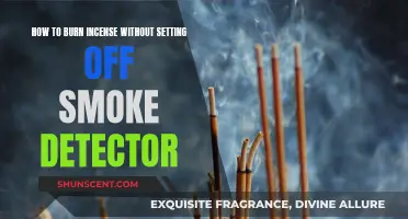 Incense Burning: Avoid Smoke Alarms with These Tips