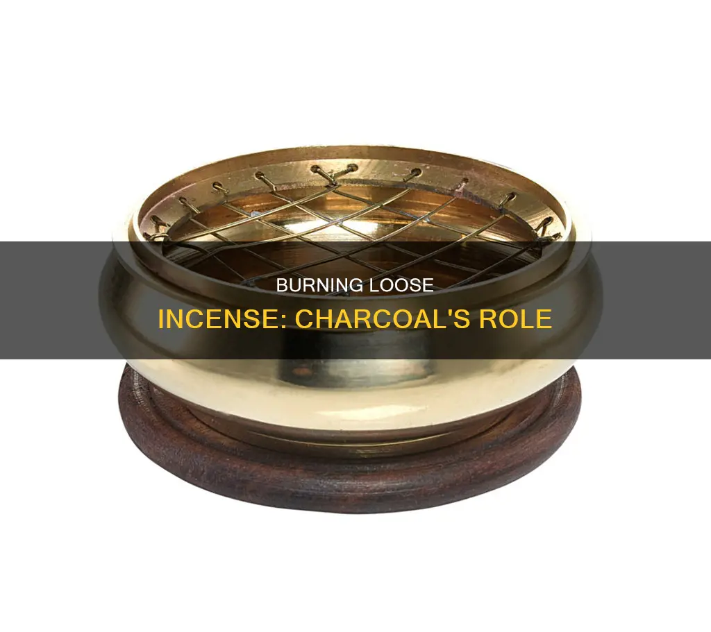 how to burn loose incense with charcoal