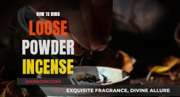 Burning Loose Powder Incense: A Step-by-Step Guide