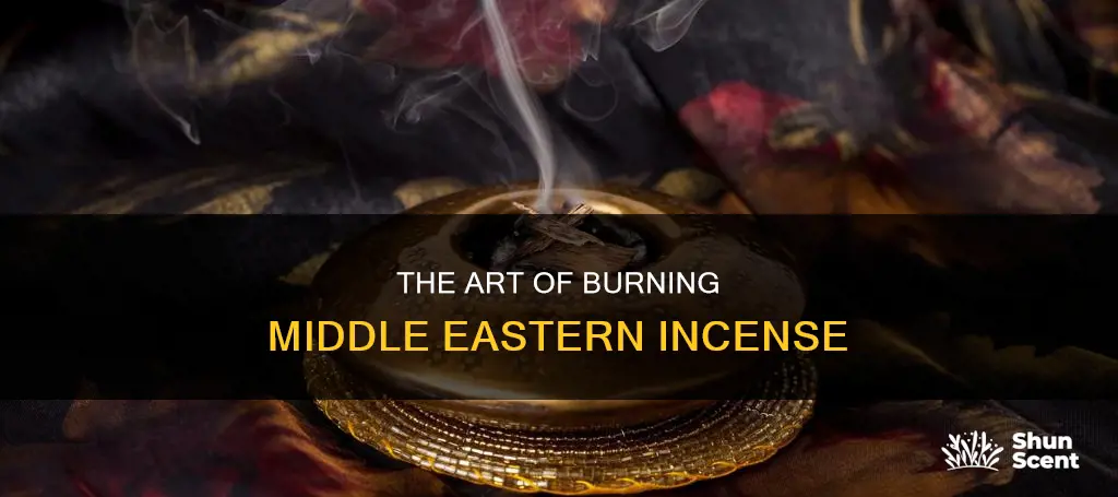 how to burn middle eastern incense