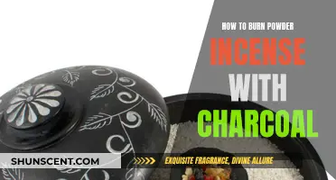 Burning Powder Incense: Charcoal Setup and Usage Guide