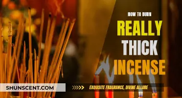 Thick Incense: Burning Tips and Tricks
