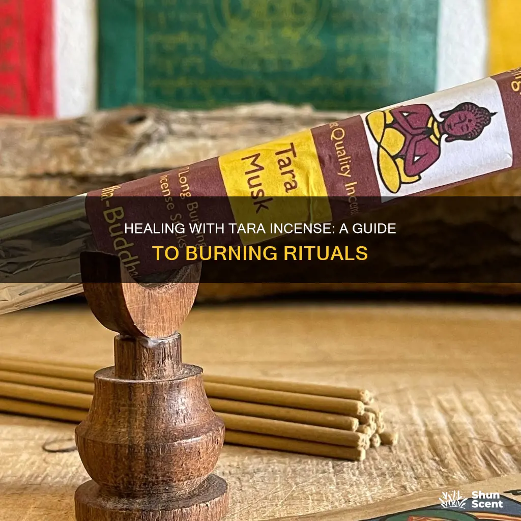 how to burn tara healing incense