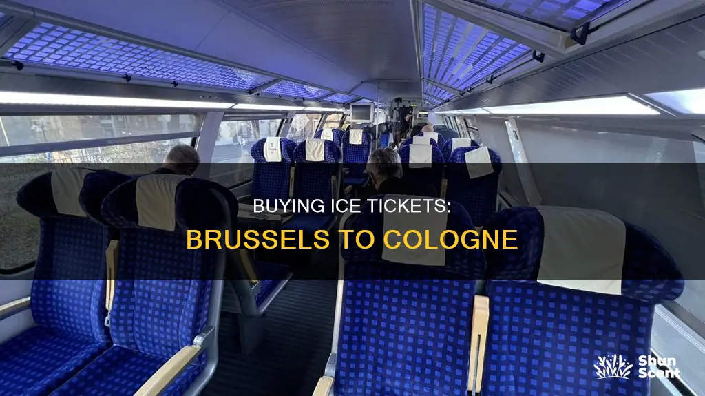 how to buy ice tickets brussles to cologne